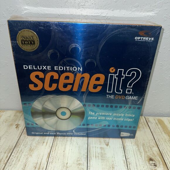 Scene It? DELUXE MOVIE EDITION The DVD Trivia Game 2003 Sealed - Picture 1 of 3